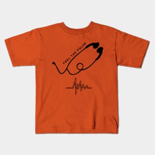 AudioAura: Feel the Beat, Wear the Wave Kids T-Shirt